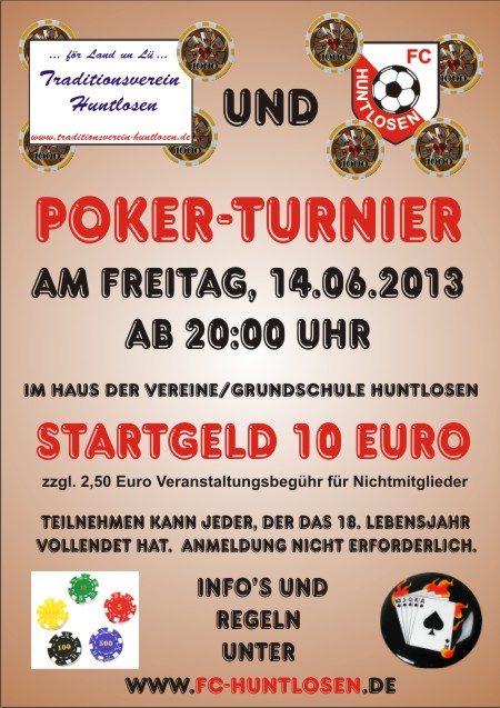 20130614 Plakat Pokerturnier
