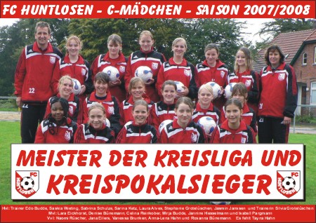 c-maedchen saison 2007-2008 meister und pokalsieger 450