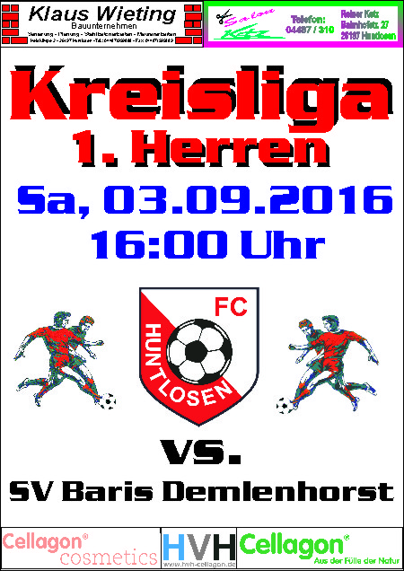 20160903 Plakat SV Baris Delmenhorst 450