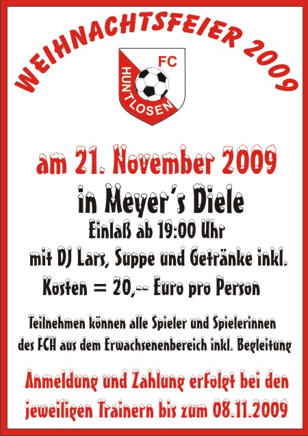 weihnachtsfeier